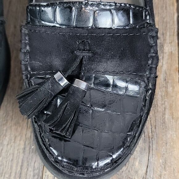 Bandolino patent crocodile loafers Size 8 - Picture 3 of 12